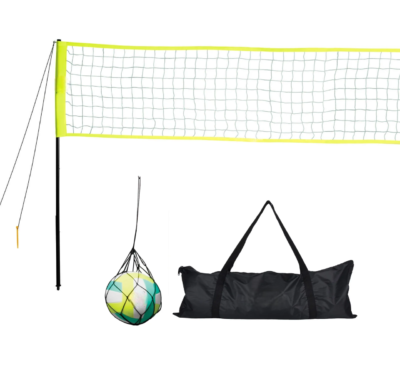 Volleyball and Net Set with Pump