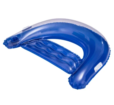 Blue Inflatable Comfort Chair Lounge Pool Float, Age 14 & up, Unisex