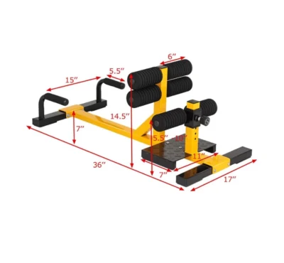 3-in-1 Squat Ab Workout Home Gym Sit-up Machine, Home Gym Workout